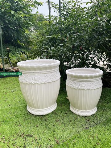  Chậu trồng cây kiểu chiếc lu 