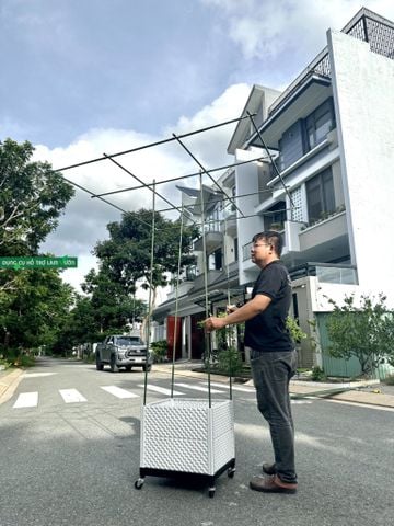  Bộ giàn leo ống thép bọc nhựa phi 11 của Nhật KHÔNG BAO GỒM CHẬU 