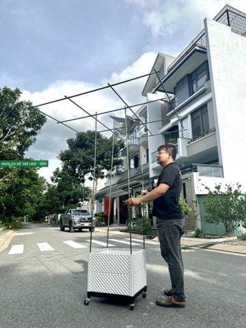  Bộ giàn leo ống thép bọc nhựa phi 16 Daim KHÔNG BAO GỒM CHẬU 