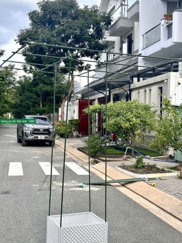  Bộ giàn leo ống thép bọc nhựa phi 11 của Nhật KHÔNG BAO GỒM CHẬU 