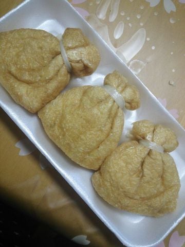 餅巾着 – Mochi in Fried Tofu　4個  (冷凍)