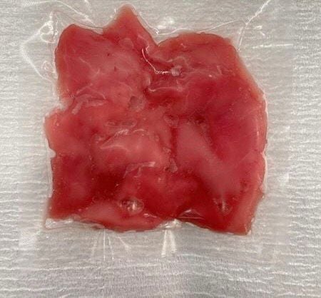 マグロのこま切れ 100g - Thin sliced and cut tuna