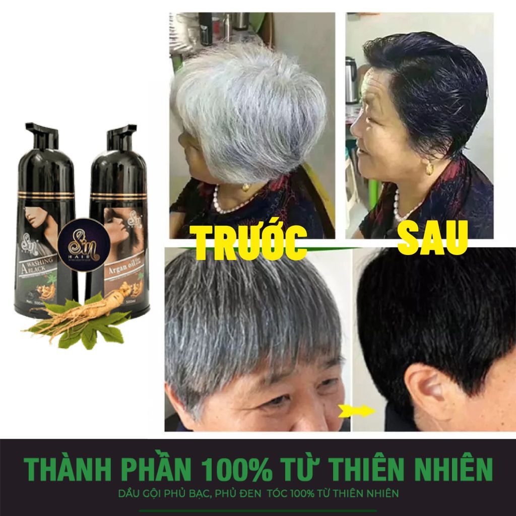 DẦU GỘI PHỦ BẠC SIN HAIR NHẬT BẢN - MÀU ĐEN TỰ NHIÊN