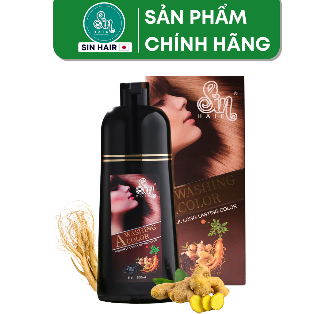 DẦU GỘI PHỦ BẠC SIN HAIR NHẬT BẢN