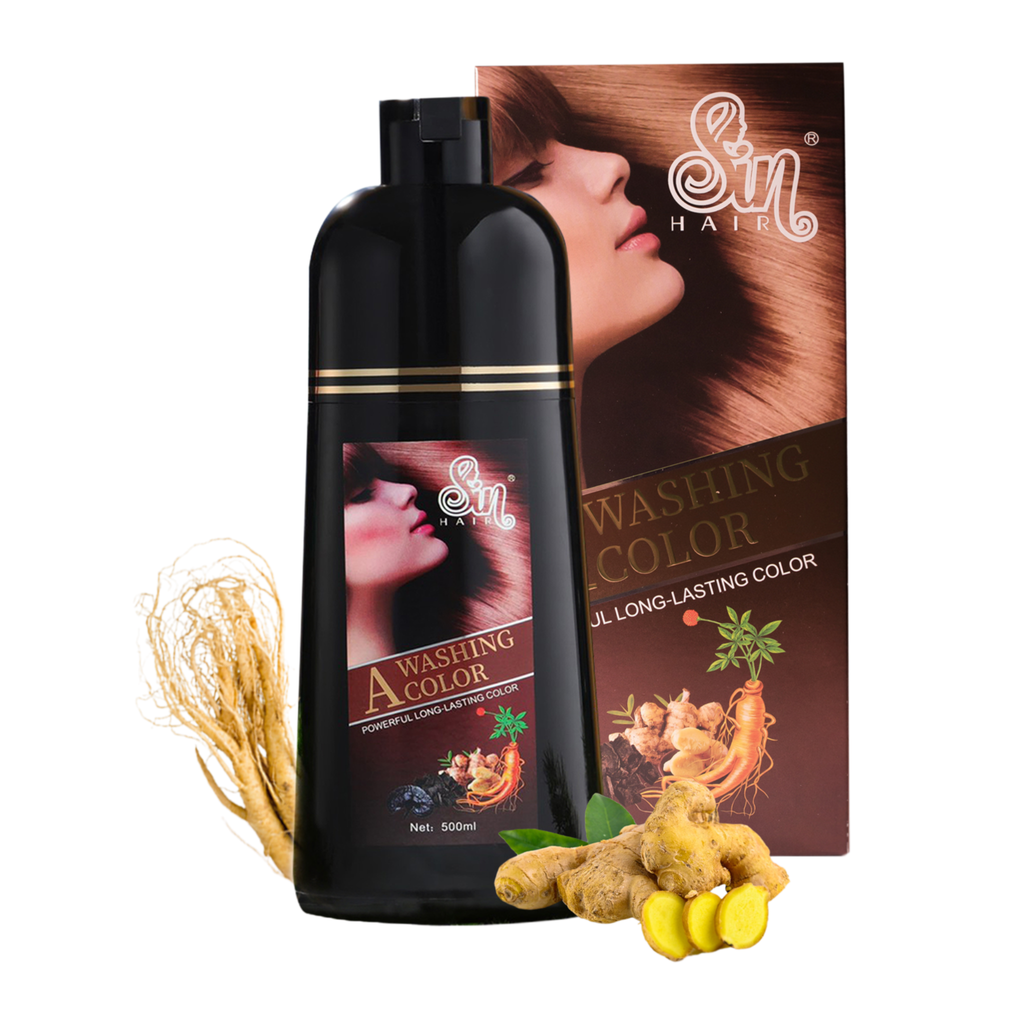 DẦU GỘI PHỦ BẠC SIN HAIR NHẬT BẢN - MÀU NÂU HẠT DẺ