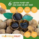  Vải sấy khô Thanh Hà 