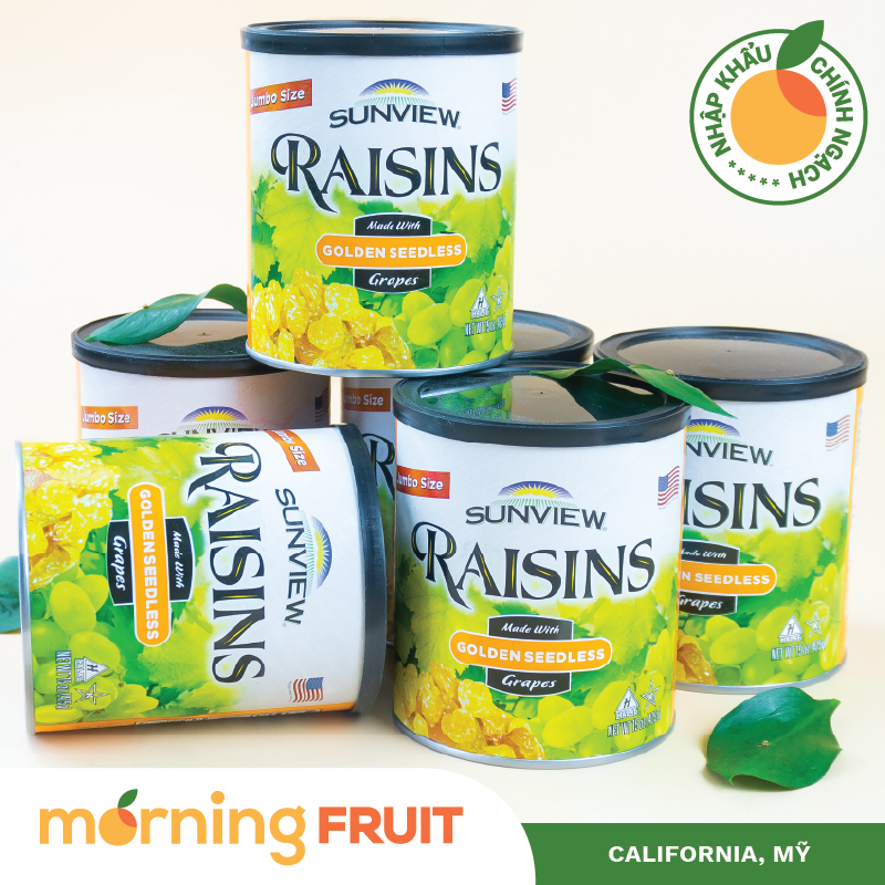  Nho khô Sunview Raisins vàng (hộp 425GR) 
