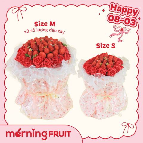  Bó hoa dâu tây size S 