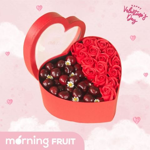  Hộp quà Cherry Trái Tim Valentine 