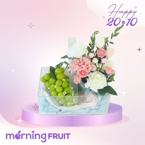  Hộp quà nho Mẫu đơn mica 