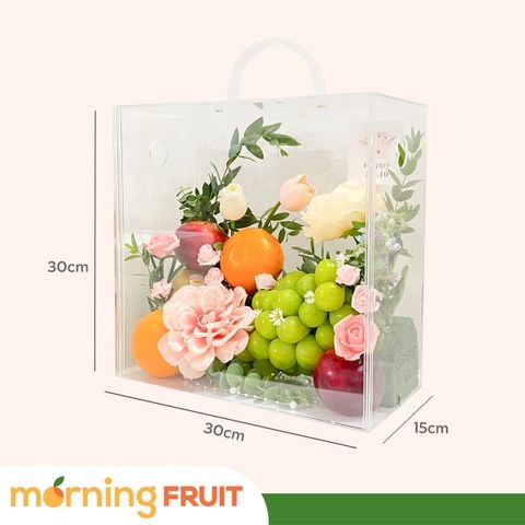  Hộp quà Vali trái cây Gấu Teddy V008 