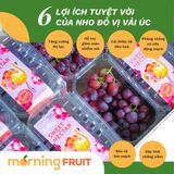  Nho đỏ không hạt vị vải Úc 