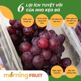  Nho kẹo đỏ Candy Snaps Hello Úc (hộp 400GR) 