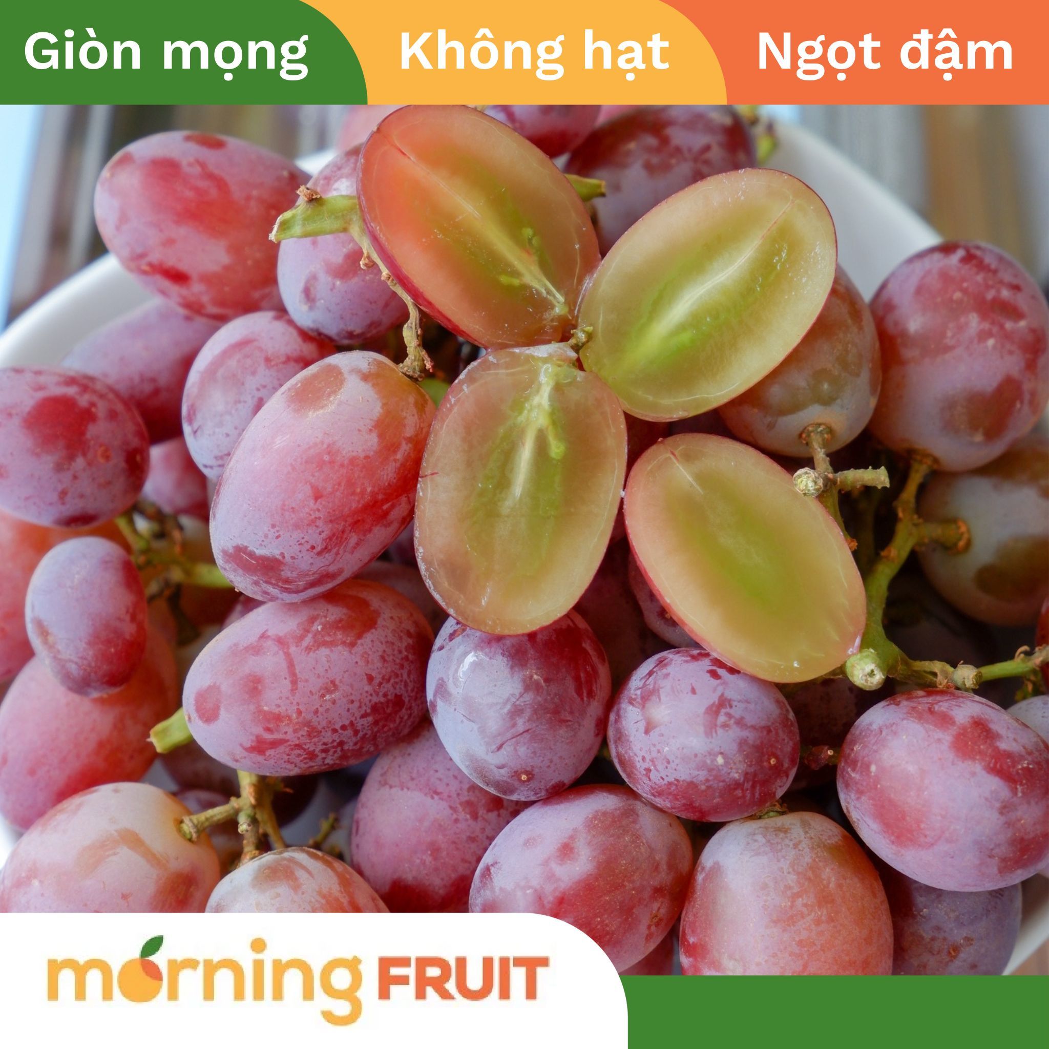  Nho kẹo vị vải Candy Heart Úc (hộp 400GR) 