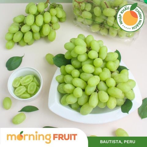  Nho xanh không hạt Peru 