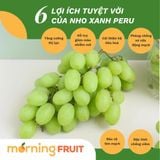  Nho xanh không hạt Peru 