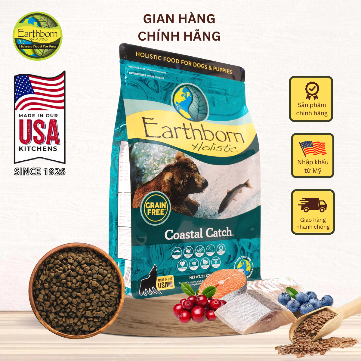 Earthborn coastal catch 12kg sales
