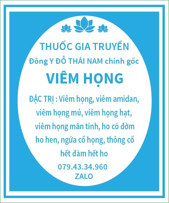  Thuốc trị Viêm họng - 10 viên trắng - 60 gói - 1 hộp 