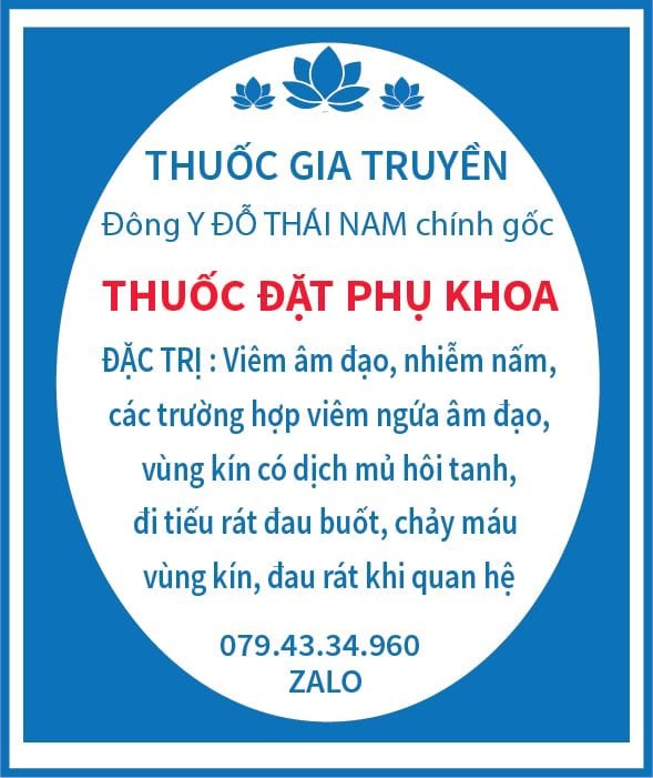  Thuốc đặt phụ khoa trị tất cả các loại bênh phụ nữ - 60 viên - 1 chai 