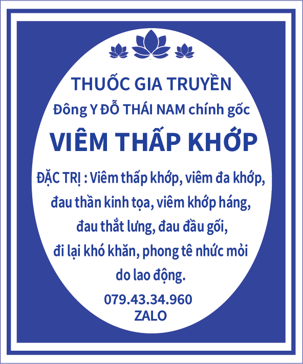  Thuốc trị Viêm thấp khớp - 10 viên - 60 gói - 1 hộp 