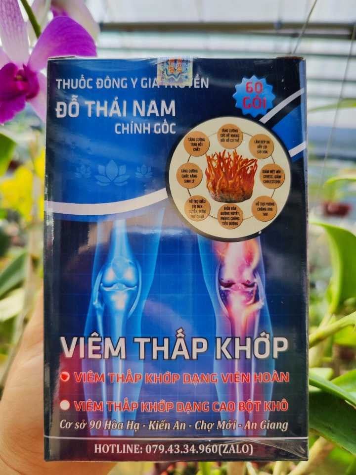  Thuốc trị Viêm thấp khớp - 10 viên - 60 gói - 1 hộp 