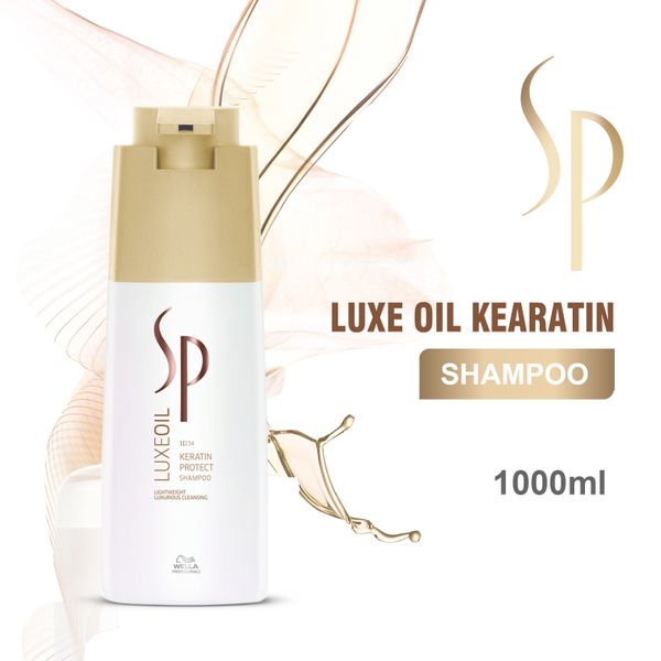  Dầu gội dưỡng bóng 1000ml System Professional Luxe oil Keratin Protect Shampoo, mới 100% 