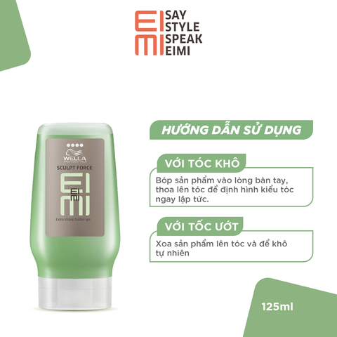  Gel giữ nếp cứng WP Sculpt Force EIMI extra strong 125ml 