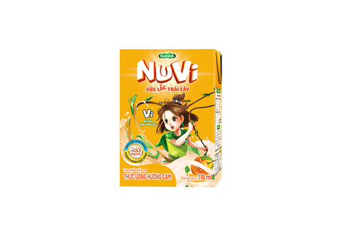  Nuvi Sữa lắc trái cây hương Cam 110ml 