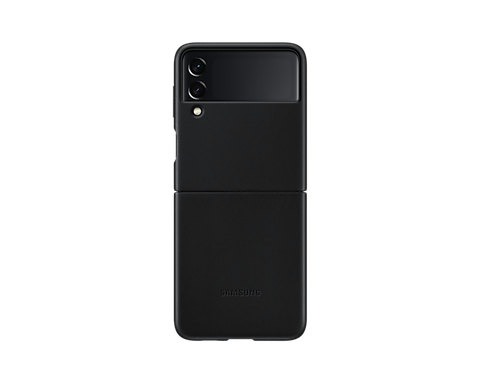  Galaxy Z Flip3 5G Leather Cover (Màu Đen) 