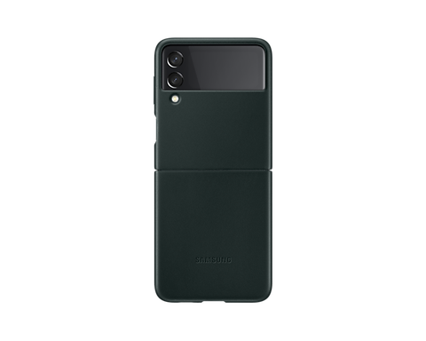  Galaxy Z Flip3 5G Leather Cover (Màu Xanh lá cây) 