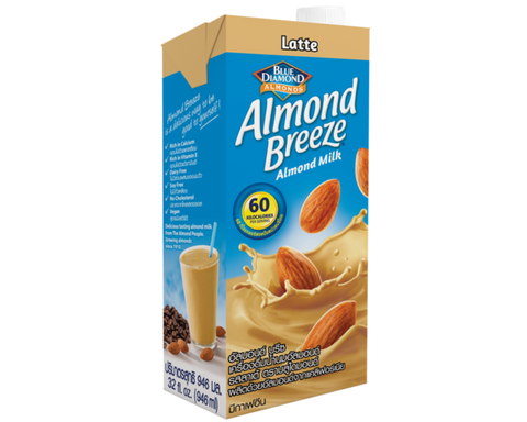  Sữa hạt hạnh nhân Almond Breeze - Vị cà phê Latte (Hộp 946ml) 