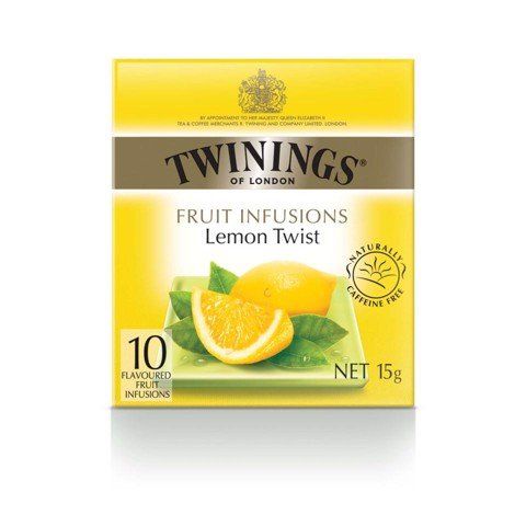  Túi trà Twinings Lemon Twist Tea Bags 15g hộp 10 gói 