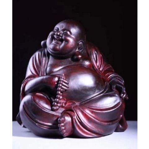 Tượng Phật Di Lặc gỗ tử đàn