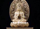 Bộ Tượng Thích Ca Tam Thánh trầm hương