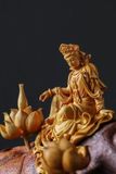 Quan Âm Tự Tại gỗ hoàng dương