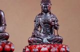 Tây Phương Tam Thánh gỗ tử đàn Ấn Độ