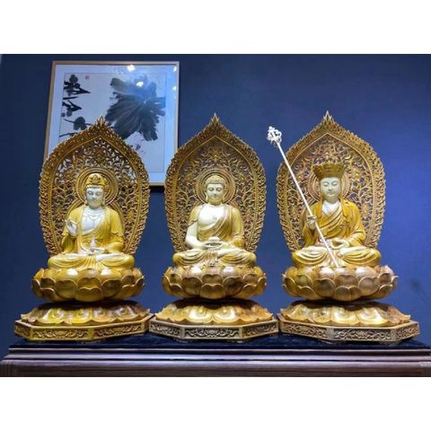 Tượng Bà Tam Thánh chuẩn thờ