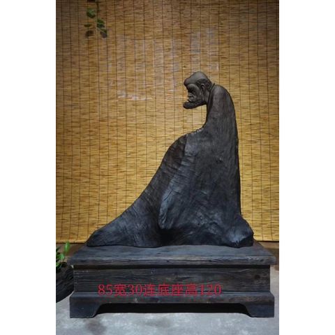 Tượng Đạt Ma Tọa Thiền gỗ âm trầm