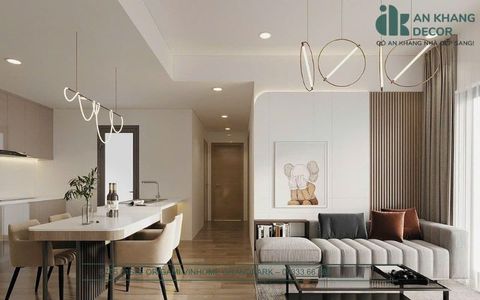  Dự án thiết kế, thi công chung cư 2 PN Masteri 