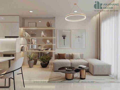  Dự án thiết kế, thi công chung cư 2 PN Opal Garden | An Khang Decor 