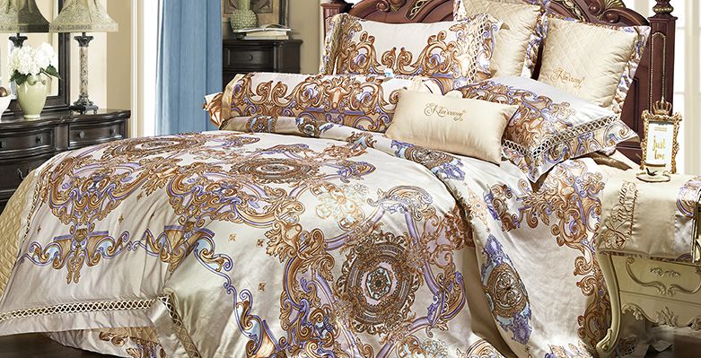  Bộ Chăn Drap Phủ Luxury Gấm Lụa Lxg 7701P 