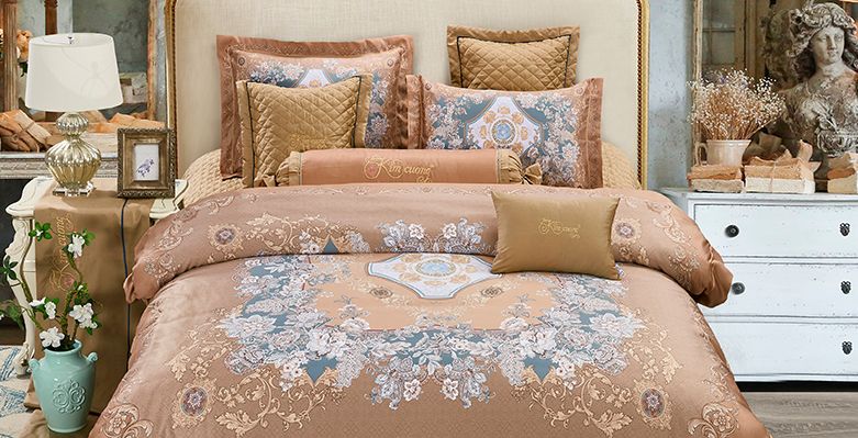  Bộ Chăn Drap Phủ Luxury Tơ Tằm Lxg 8401P 