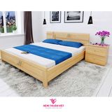  Giường Ngủ Gỗ Công Nghiệp MDF Màu Sồi – GN911 