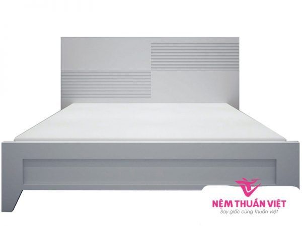  Giường Ngủ Gỗ Công Nghiệp Giá Rẻ MDF Sơn Trắng 