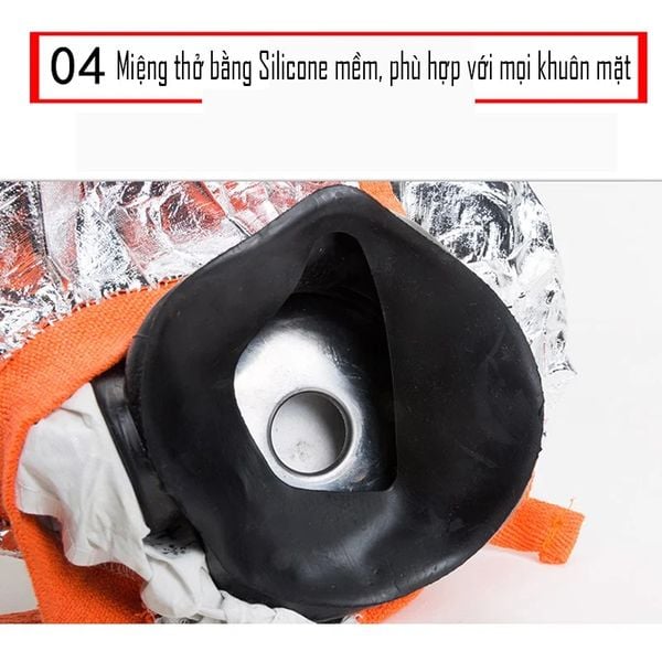 MẶT NẠ PHÒNG ĐỘC TZL30A LỌC KHÓI 95% TRÙM ĐẦU CHỐNG KHÓI THOÁT HIỂM KHI CÓ ĐÁM CHÁY GIÚP DUY TRÌ TỈNH TÁO TRONG 30 PHÚT