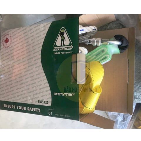 Bộ dây đai toàn thân 2 móc chống sốc Safetyman / Canada