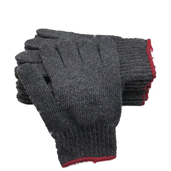 Găng tay len 70g (Màu xám đen)