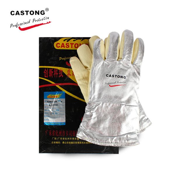 GĂNG TAY CHỊU NHIỆT 500 ĐỘ C CASTONG TRẮNG BẠC YERR15-34