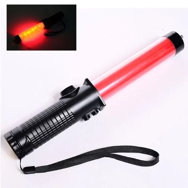 ĐÈN CẢNH BÁO NGUY HIỂM CẦM TAY 29CM - GẬY CHỈ HUY GIAO THÔNG