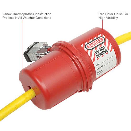 Khóa LOTO phích cắm điện xoay 220V-550V Master Lock 488